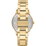 Michael Kors Everest Three-Hand Mother of Pearl White Dial Gold Steel Strap Watch For Women - MK7363 Buy Now By Michael Kors