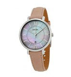 Fossil Jacqueline Blush Mother of Pearl Dial Pink Leather Strap Watch for Women - ES4151 Buy Now By Fossil