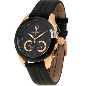 Maserati Traguardo 45mm Black Dial Watch Black Strap For Men - R8871612025 Buy Now By Maserati