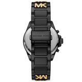 Michael Kors Wren Chronograph Black Dial Two Tone Steel Strap Watch for Women - MK6978 Buy Now By Michael Kors