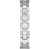Guess Gala Diamonds Silver Dial Silver Steel Strap Watch for Women - GW0401L1 Buy Now By Guess