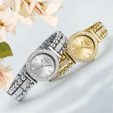 Guess Gala Diamonds Gold Dial Gold Steel Strap Watch for Women - GW0401L2 Buy Now By Guess