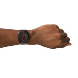 Fossil Machine Black Dial Black Steel Strap Watch for Men - FS4775 Buy Now By Fossil