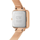 Daniel Wellington Quadro Studio Green Dial Rose Gold Mesh Strap Watch For Women - DW00100520 Buy Now By Daniel Wellington