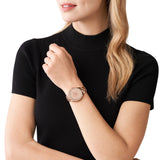 Michael Kors Liliane Three Hand Rose Gold Dial Rose Gold Steel Strap Watch For Women - MK4651 Buy Now By Michael Kors