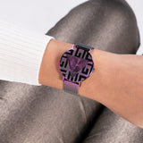 Guess Iconic Quartz Multicolor Dial Multicolor Mesh Bracelet Watch For Women - GW0479L1 Buy Now By Guess