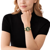 Michael Kors Parker Green Dial Green Leather Strap Watch For Women - MK4724 Buy Now By Michael Kors