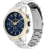 Tommy Hilfiger Lars Chronograph Blue Dial Silver Steel Strap Watch For Men - 1792059 Buy Now By Tommy Hilfiger