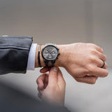 Daniel Wellington Iconic Link Chronograph Grey Dial Grey Steel Strap Watch for Men - DW00100643 Buy Now By Daniel Wellington