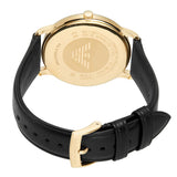 Emporio Armani Renato Quartz Grey Dial Black Leather Strap Watch For Men - AR11049 Buy Now By Emporio Armani