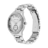 Michael Kors Sage Three-Hand White Dial Silver Steel Strap Watch for Women - MK4807 Buy Now By Michael Kors