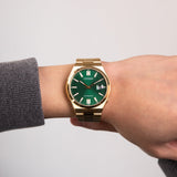 Citizen Tsuyosa Automatic Green Dial Gold Steel Strap Watch For Men - NJ0152-51X Buy Now By Citizen
