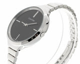 Calvin Klein Lively Black Dial Silver Steel Strap Watch for Women - K4U23121 Buy Now By Calvin Klein