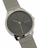 Calvin Klein Minimal Grey Dial Silver Mesh Bracelet Watch for Women - K3M2212X Buy Now By Calvin Klein