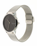 Calvin Klein Minimal Black Dial Silver Mesh Bracelet Watch for Women - K3M22123 Buy Now By Calvin Klein