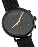 Calvin Klein High Noon Black Dial Black Mesh Bracelet Watch for Women - K8M27421 Buy Now By Calvin Klein