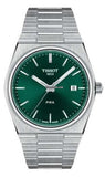 Tissot PRX Green Dial Silver Steel Strap Watch for Men - T137.410.33.091.00 Buy Now By Tissot