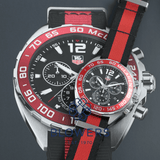 Tag Heuer Formula 1 McLaren Limited Edition Chronograph Black Dial Two Tone NATO Strap Watch for Men - CAZ1112.FC8188 Buy Now By Tag Heuer