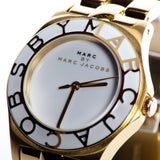 Marc Jacobs Blade White Dial Gold Steel Strap Watch for Women - MBM3050 Buy Now By Marc Jacobs