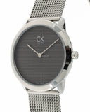 Calvin Klein Minimalist Black Dial Silver Mesh Bracelet Watch for Men - K3M2112X Buy Now By Calvin Klein