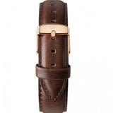 Daniel Wellington Dapper Bristol White Dial Brown Leather Strap Watch For Men - DW00100086 Buy Now By Daniel Wellington