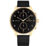 Tommy Hilfiger Chase Quartz Black Dial Black Mesh Bracelet Watch for Men - 1791580 Buy Now By Tommy Hilfiger
