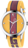Gucci G Timeless Quartz Yellow & Purple Dial Yellow & Purple NATO Strap Watch For Men - YA1264069 Buy Now By Gucci