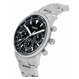 Fossil Goodwin Chronograph Black Dial Silver Steel Strap Watch for Men - FS5412 Buy Now By Fossil