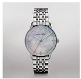 Emporio Armani Classic Quartz Mother of Pearl Dial Silver Steel Strap Watch For Women - AR1602 Buy Now By Emporio Armani