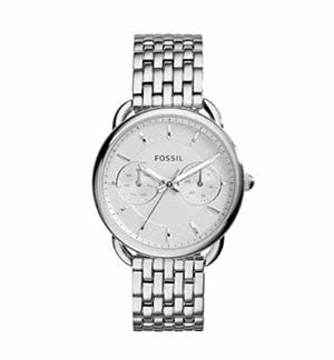 Fossil Tailor Silver Dial Silver Steel Strap Watch for Women - ES3712 Buy Now By Fossil