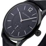 Burberry The Classic Black Dial Black Leather Strap Watch for Men - BU10003 Buy Now By Burberry
