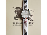 Burberry The City Silver Dial Brown Leather Strap Watch for Women - BU9136 Buy Now By Burberry