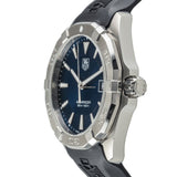 Tag Heuer Aquaracer Quartz Blue Dial Black Rubber Strap Watch for Men - WAY1112.FT8021 Buy Now By Tag Heuer