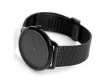 Calvin Klein Minimal Black Dial Black Mesh Bracelet Watch for Men - K3M214B1 Buy Now By Calvin Klein