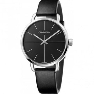 Calvin Klein Evan Black Dial Black Leather Strap Watch for Men - K7B211CZ Buy Now By Calvin Klein