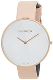 Calvin Klein Full Moon Silver Dial Pink Leather Stap Watch for Women - K8Y236Z6 Buy Now By Calvin Klein