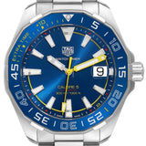 Tag Heuer Aquaracer Caliber 5 Match Timer Shinji Kagawa Edition Blue Dial Silver Steel Strap Watch for Men - WAY201H.BA0927 Buy Now By Tag Heuer