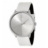 Calvin Klein Accent White Dial White Leather Strap Watch for Women - K2Y2Y1K6 Buy Now By Calvin Klein