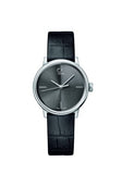 Calvin Klein Accent Black Dial Black Leather Strap Watch for Women - K2Y2Y1C3 Buy Now By Calvin Klein