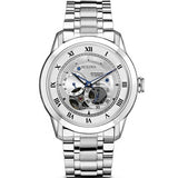 Bulova BVA Series Dual Aperture Silver Dial Silver Steel Strap Watch for Men - 96A118 Buy Now By Bulova
