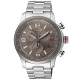 Gucci G Timeless Chronograph Grey Dial Silver Steel Strap Watch For Men - YA126238 Buy Now By Gucci
