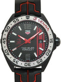 Tag Heuer Formula 1 Senna Special Edition Black Dial Two Tone Rubber Strap Watch for Men - WAZ1014.FT8027 Buy Now By Tag Heuer