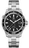 Tag Heuer Aquaracer Caliber 5 Automatic Black Dial Silver Steel Strap Watch for Men - WAK2110.BA0830 Buy Now By Tag Heuer