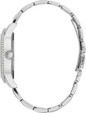 Guess Bedazzle Diamonds Silver Dial Silver Steel Strap Watch For Women - W1097L1 Buy Now By Guess
