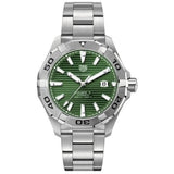 Tag Heuer Aquaracer Green Dial Watch for Men - WAY2015.BA0927 Buy Now By Tag Heuer