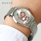Gucci G Timeless Silver Dial Silver Steel Strap Watch For Women - YA1264076 Buy Now By Gucci