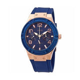 Guess Jet Setter Analog Quartz Blue Dial Blue Rubber Strap Watch For Women - W0571L1 Buy Now By Guess
