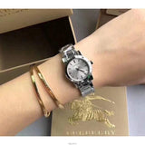 Burberry The City Diamonds Silver Dial Silver Steel Strap Watch for Women - BU9229 Buy Now By Burberry