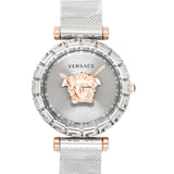 Versace Palazzo Empire Silver Dial Silver Mesh Bracelet Watch for Women - VEDV00419 Buy Now By Versace
