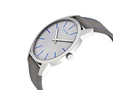 Calvin Klein City Silver Dial Grey Leather Strap Watch for Men - K2G211Q4 Buy Now By Calvin Klein